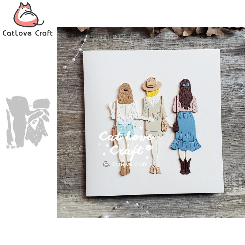 Catlove style bohème Boho matrices de découpe en métal Scrapbooking moule pochoir découpes fabrication de cartes bricolage artisanat gaufrage nouvelles matrices pour