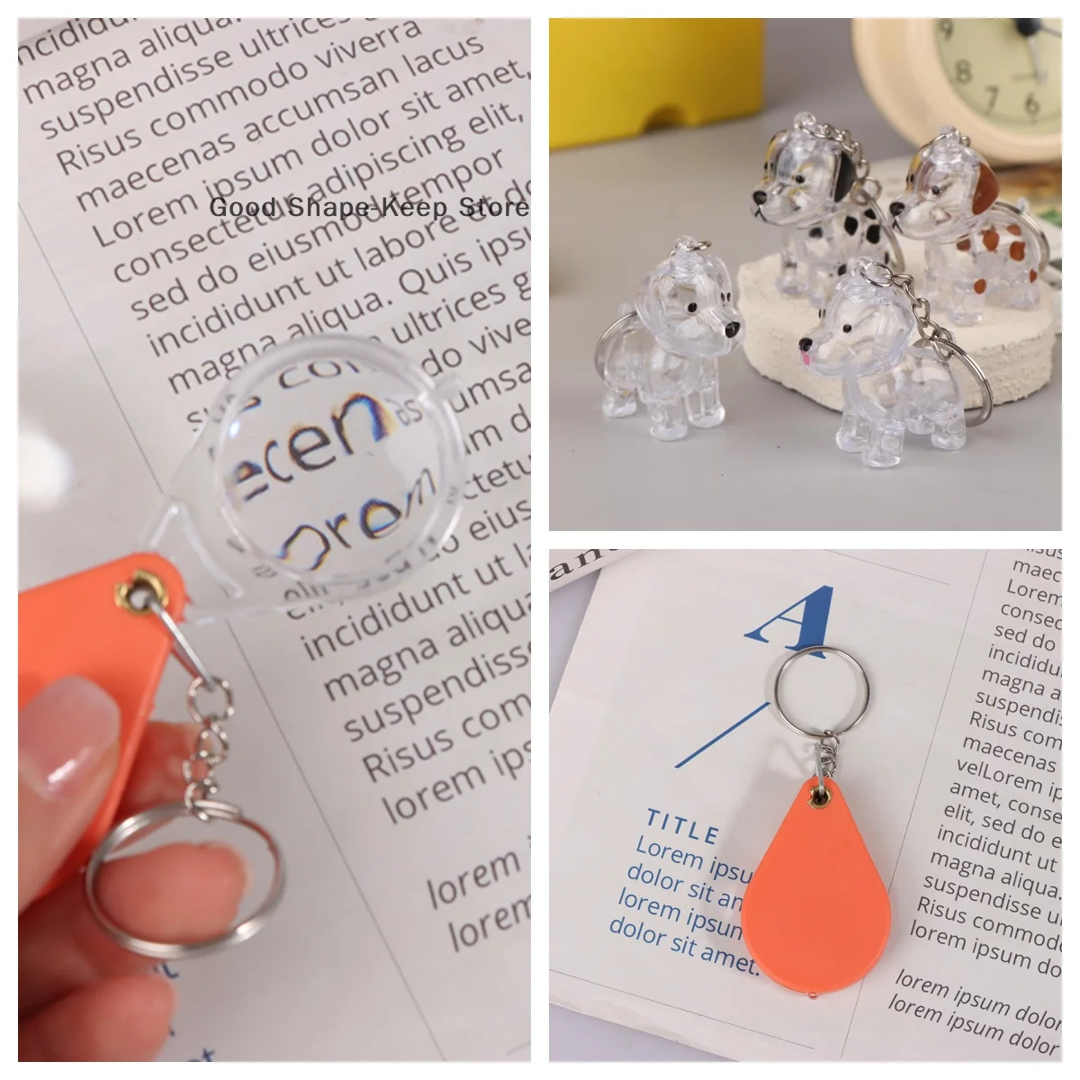 Hund Haar Sammlung Anhänger Haar Lagerung Box Tasche Charme Haustier Anhänger Transparent Haar Lagerung Kapsel Hund Souvenirs Geschenk Image