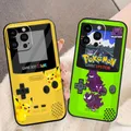 P-Pokemon P-Pikachu Game-Boy Custodia per telefono per iPhone Apple 16E 16 15 14 13 12 11 Pro XS Max X SE 8 7 Plus Custodia in silicone Capa