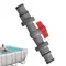 Connecteur de tuyau de piscine 1.5, adaptateur de tuyau de piscine, connecteur de tuyau de piscine pour pompe à filtre, coupleur serré pour piscine hors sol