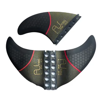 FUTUER Surfboard Fins 3-Pack Made of fiberglass and honeycomb Paddleboard Fins Surfboard Fins Surfing Accessories Marine Recreat