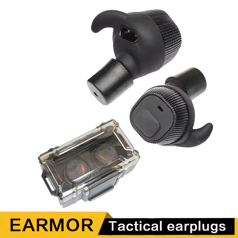 EARMOR Taktische Ohrhörer, elektronische Schieß-Ohrhörer, Pick-up-Kopfhörer mit Geräuschunterdrückung, für Schießtraining, CS-Kampfspiele Image