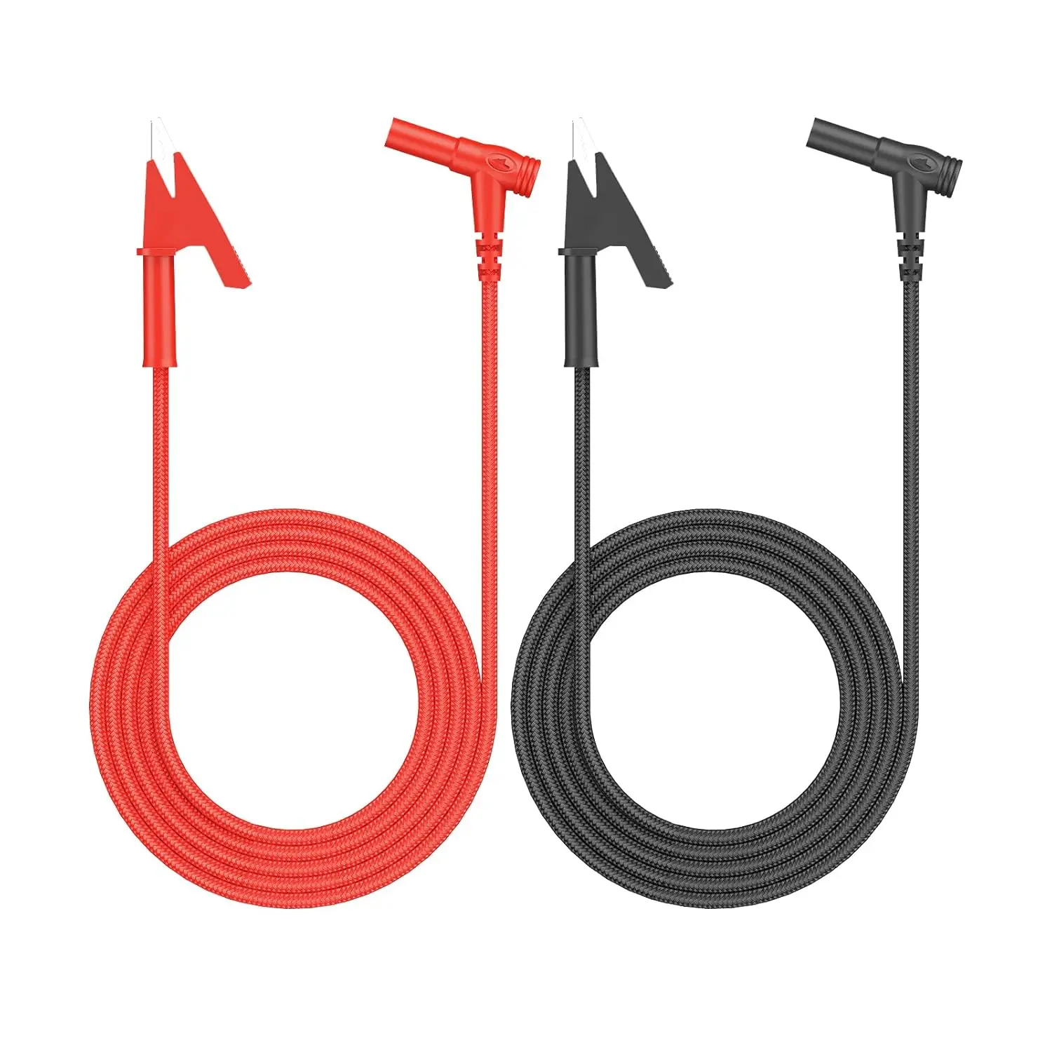Bananenstecker auf Krokodilklemme, Messleitung, 15 A, 1000 V, robustes Krokodilklemme-Labor-Testkabel mit Bananenstecker für Multimeter Image