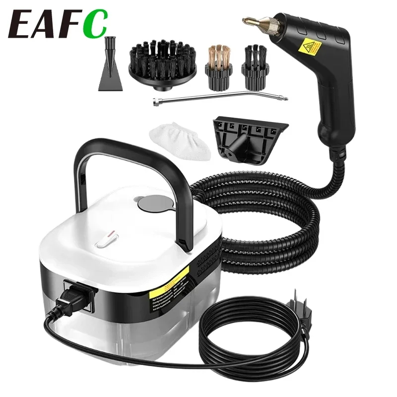 EAFC Handhled 3,0 BAR Auto-Dampfreiniger, Hochdruck-Temperatur-Dampf, großes Fassungsvermögen, 1200 ml, für die Autoreinigung zu Hause Image