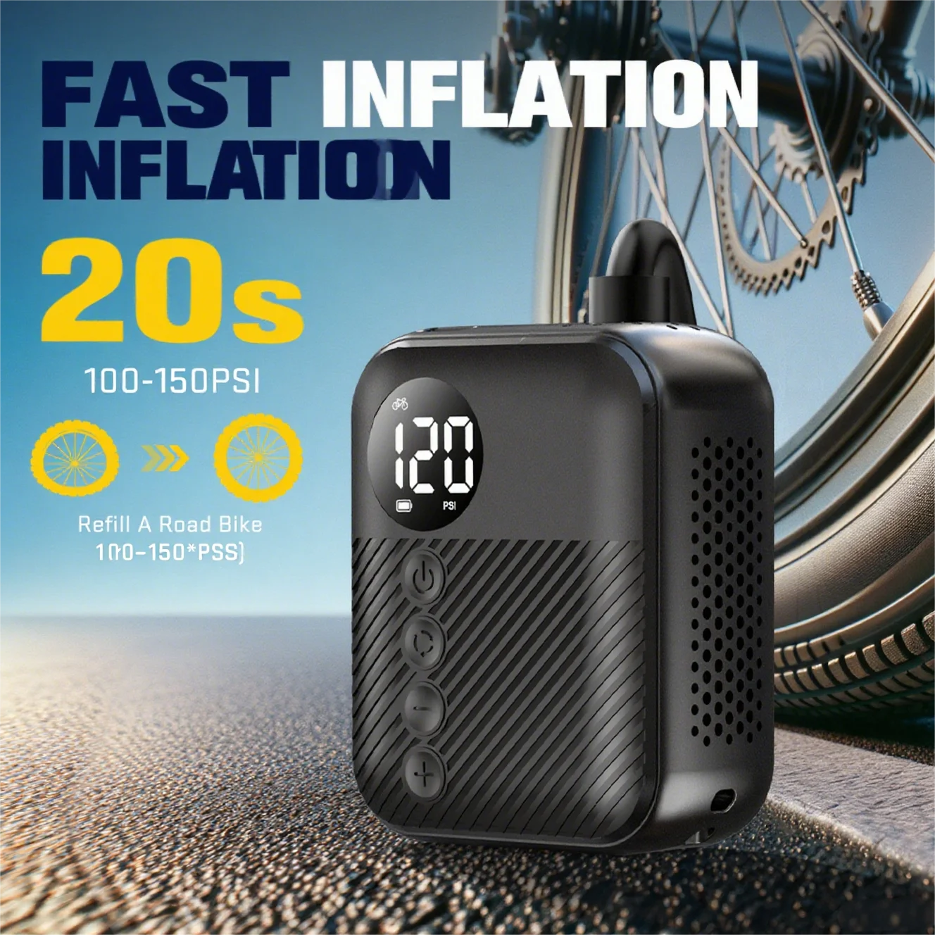 Carsun150Psi Leichte Motorrad- und Fahrradhose, spezieller Rapid Air Replenishing Treasure, Multi-Mode, verstellbare Taschenhose mit Klappe, Palm Treasure Image