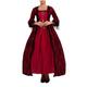 Renaissance Women's Trumpet Sleeve Medieval Retro Gothic Large Size Victorian Gothic Adult Costume Carnival Halloween Costume Cosplay Party Trendy Dresses