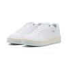 Sneaker PUMA "Court Classy Sneakers Damen", Gr. 40, weiß sea glass silber blau metallic, Obermaterial: Synthetik; Futter: Textil; Innensohle: Textil; Laufsohle: Gummi, Schuhe