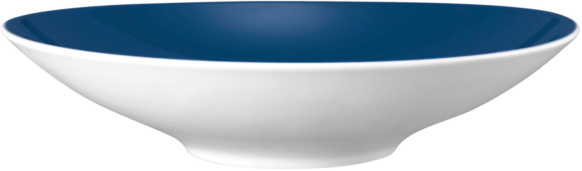 Pastateller SELTMANN WEIDEN "Life Fashion", weiß (classic blau, weiß), H:5,3cm Ø:23,3cm, Porzellan, Speiseteller, Pasta-/Suppenteller 23 cm