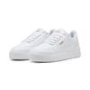 Sneaker PUMA "SHUFFLE DOWNTOWN LO JR", Gr. 38, weiß (puma weiß, puma weiß, puma gold), Synthetik, sportlich, Schuhe