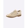 Schnürschuh ANDREA CONTI, Damen, Gr. 38, beige (creme), Leder, Glattleder, Rindsleder, modisch, Schuhe