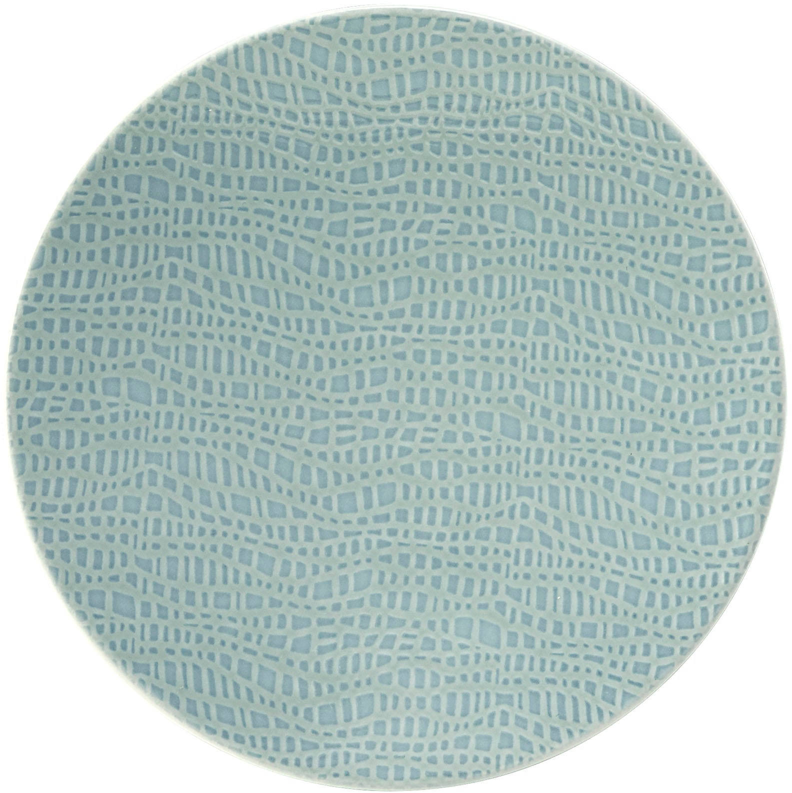 Brotteller SELTMANN WEIDEN "Life Fashion", grün (grün chic, weiß), H:1,9cm Ø:16,5cm, Porzellan, Speiseteller, Teller rund 16,5 cm