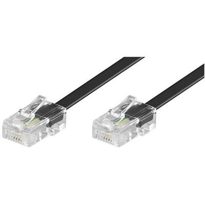 goobay ISDN-Kabel RJ-45 (kurz) schwarz 6.0 m schwarz