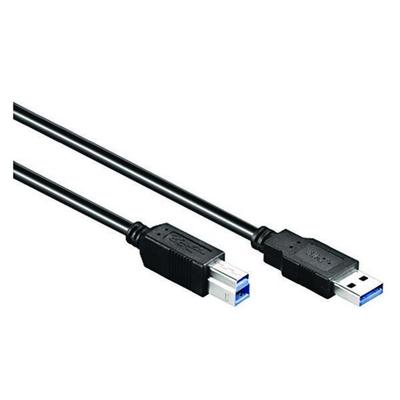 goobay USB-Kabel USB 3.0 A/USB 3.0 B schwarz 3.0 m Image
