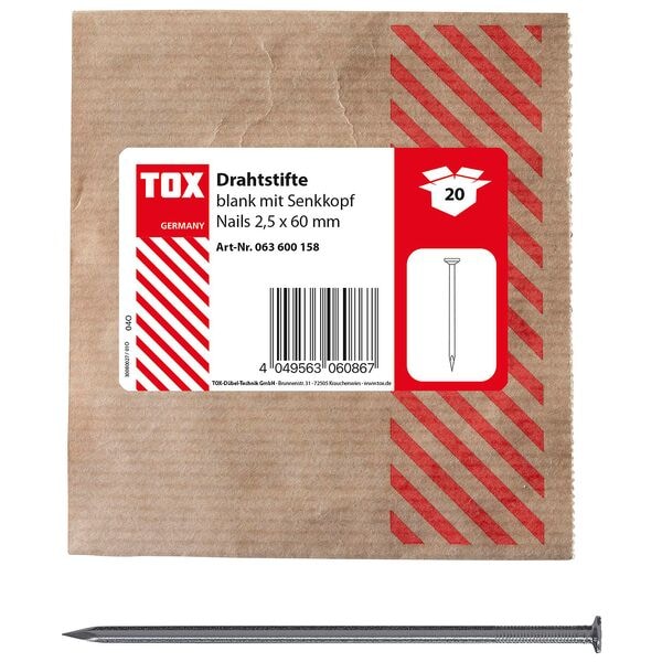TOX Senkkopfnägel 60.0 mm 20 St. Image