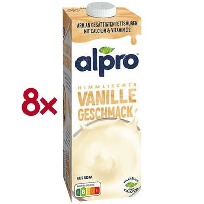 alpro 8er-Pack Soja-Drink »Vanille « 1 l beige Image