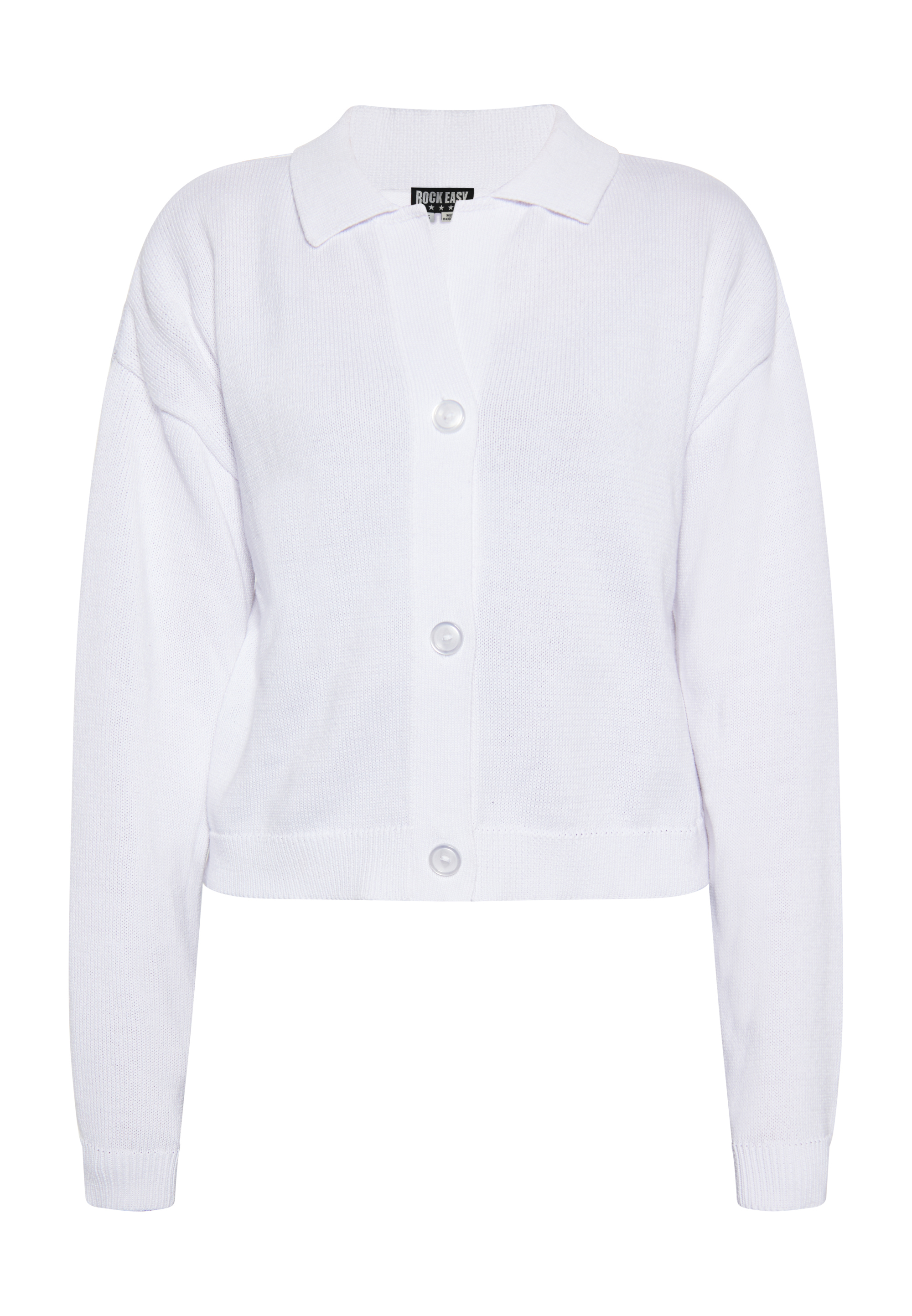 Mymo Strickjacke Frauen weiss Image