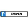 OTTO Office Hinweisschild »P Besucher« 52,0 x 11,0 cm Aluminium 1 Stück