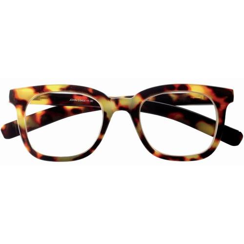 Lesebrille JOHN, havanna dunkel, +3.00 dpt