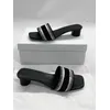 Rabatt bestickte Damen Luxusmode Slip-On Sandalen Damen Hausschuhe Loafers Freizeitschuhe Strand Wohnungen Stroh US Free Tax