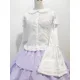 Camicie gotiche giapponesi Donna Vintage elegante maniche lunghe staccabili Camicette Lolita Colletto vittoriano Peter Pan Slim Y2K Top