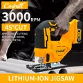Pour Dewalt batterie broche scie sauteuse sans brosse 3000 tr/min gabarit électrique avec lame de scie 20V poignée de baril sans fil scie sauteuse outil électrique