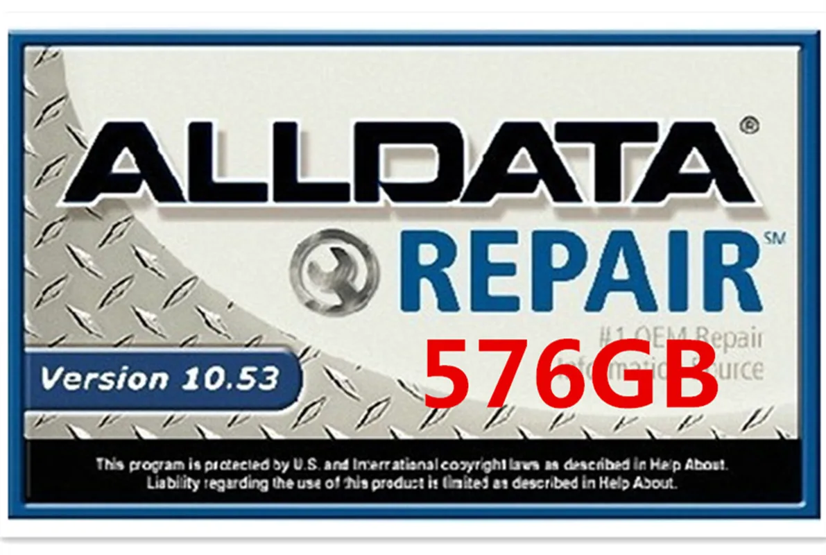 Alldata v10.53 Software Autoreparatursoftware All Data Autodiagnose Alldata in 750 GB Neue externe Festplatte Image
