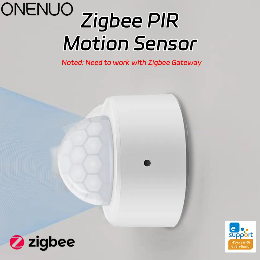 Zigbee PIR-Bewegungssensor, PIR-Infrarot-Detektor, Smart Home Security Alarm, Ewelink App-Steuerung für die Sicherheit zu Hause Image
