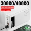 Power Bank 30000mAh/40000mAh Batteria esterna USB QC Ricarica rapida Powerbank Display a LED Caricatore portatile per telefono per Xiaomi