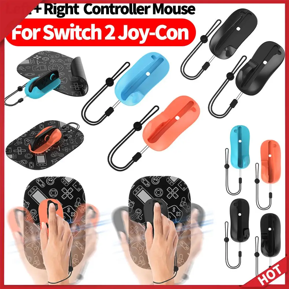 2Pcs Maus Grip Joy Con Links Rechts Controller Joycon 2Desktop Ergonomische Maus Modus Halter Für Nintendo Schalter 2 spiel Zubehör Image