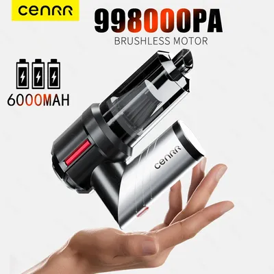 CENRR 998000 PA Auto-Staubsauger mit hoher Saugkraft, kabelloser Handreiniger, tragbar, leistungsstark, kabellos, Auto-Reiniger, Haushaltsgerät Image