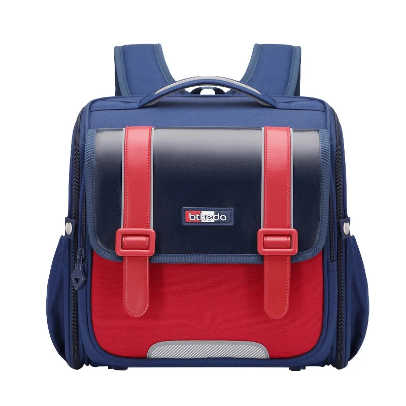 Sac d'école horizontal pour enfants britanniques, sac à dos d'école à Double épaule pour élèves du primaire, sac de livre de grande capacité, cartables imperméables