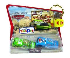 Disney / Pixar CARS Dinoco Chick Hicks and Chick Hicks TRU Exclusive Movie Doubles 1:55 Die Cast Fig