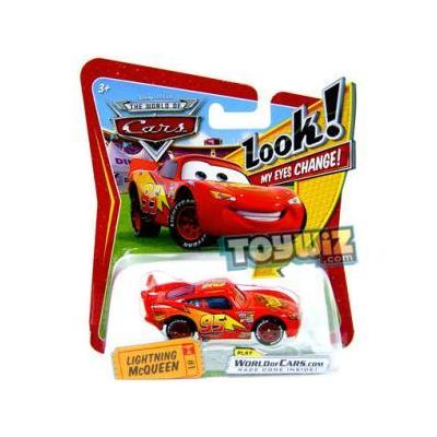 Disney / Pixar CARS Movie 1:55 Die Cast Car with Lenticular Eyes Series 1 Lightning McQueen