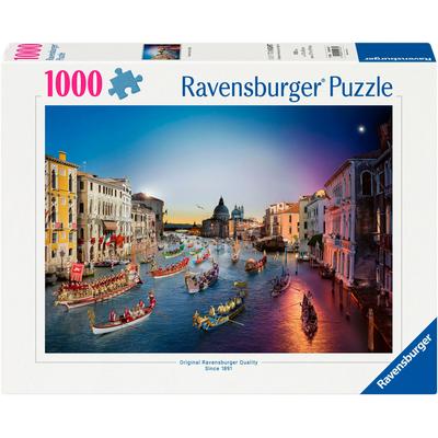 Puzzle RAVENSBURGER "Venedig von Tag zu Nacht", bunt, Puzzles, KinderB:50cm H:70cm, Pappe, Motiv, Made in Germany, B:50cm H:70cm