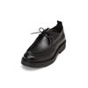 Schlupfboots MARC O'POLO "aus glattem Rindleder", Damen, Gr. 40, schwarz, Obermaterial: 100% Leder (Rind), Schuhe