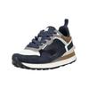 Sneaker BULLBOXER "Bullboxer Sneaker Leder", Herren, Gr. 43, blau (navy), Leder, casual, Schuhe