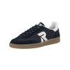 Sneaker RIEKER "Rieker Sneaker Glattleder", Herren, Gr. 47, pazifik, Glattleder, casual, Schuhe