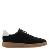 Plateausneaker MARCO TOZZI BY GMK, Damen, Gr. 41, schwarz, Lederimitat, Textil, unifarben mit Farbeinsatz, sportlich, Schuhe, Freizeitschuh, Halbschuh, Schnürschuh mit Plüsch-Details