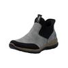 Stiefelette RIEKER "Rieker Stiefelette Lederimitat", Damen, Gr. 36, schwarz, stone, Lederimitat, casual, Schuhe