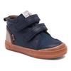 Winterstiefel BISGAARD "cuba tex", Kinder, Gr. 31, blau (dunkelblau), Leder, klassisch, Schuhe, Klettschuh mit TEX-Membrane, Größenschablone zum Download