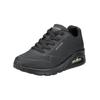 Sneaker SKECHERS "Skechers Sneaker Lederimitat", Damen, Gr. 37, schwarz (schwarz, schwarz), Lederimitat, casual, Schuhe
