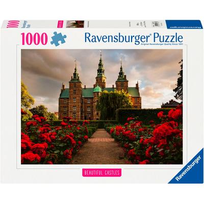 Puzzle RAVENSBURGER "Beautiful Castles - Schloss Rosenborg, Dänemark", bunt, Puzzles, KinderB:70cm H:50cm, Pappe, Motiv, Made in Germany, B:70cm H:50cm
