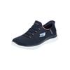 Sneaker SKECHERS "Skechers Sneaker Textil", Damen, Gr. 41, blau (navy), Textil, casual, Schuhe