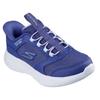 Slip-On Sneaker SKECHERS "GO RUN 400 V2", Kinder, Gr. 34, blau (navy), Textil, sportlich, Schuhe, Freizeitschuh zum Schlupfen, Größenschablone zum Download