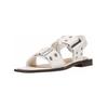 Riemchensandale STEVE MADDEN "STEVE MADDEN Sandalen Lederimitat", Damen, Gr. 38, weiß, Lederimitat, casual, Schuhe