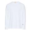 Langarmshirt CAMEL ACTIVE, Herren, Gr. M, weiß, Obermaterial: 71% Baumwolle, 25% Polyester, 4% Elasthan, unifarben, casual, regular fit taillenbedeckt, Rundhals, Langarm gerader Abschluss, Shirts