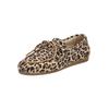Slipper PAVEMENT "Pavement Slipper Leder", Damen, Gr. 41, braun (leopard), Leder, casual, Schuhe
