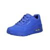 Sneaker SKECHERS "Skechers Sneaker Lederimitat", Damen, Gr. 37, blau, Lederimitat, casual, Schuhe