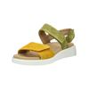 Riemchensandale ARA "Ara Sandalen Veloursleder", Damen, Gr. 38, grün, Veloursleder, casual, Schuhe