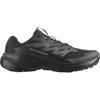 Laufschuh SALOMON "ALPHAGLIDE W", Gr. 37, schwarz (schwarz, asphalt, schwarz), Synthetik, Textil, sportlich, Schuhe